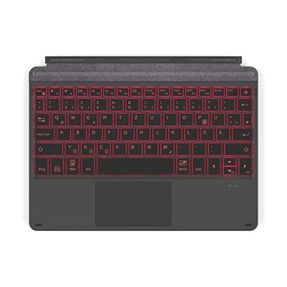 Inateck Surface Go klávesnice pro Surface Go (1&2&3 generace), Bluetooth 5.1, 7 barev podsvícení, trackpad, QWERTZ, KB02009