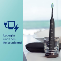 Philips Sonicare DiamondClean 9000 Elektrický sonický zubní kartáček s aplikací, černý (model HX9911/09)