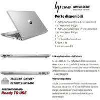 Přenosný notebook HP 250 G9, 16 GB DDR4 RAM, 512 GB SSD, 15,6" Full HD displej, 4jádrový CPU N6000, podsvícená klávesnice