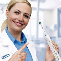 Nabíjecí elektrický zubní kartáček Oral-B Smart 4 4500 Black CrossAction. 1 zubní kartáček + zubní pasta regeneruje lak na nehty