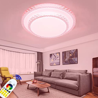 BFYLIN 72W kulaté LED stropní svítidlo Starlight Effect Crystal Starlight stropní svítidlo Energeticky úsporné svítidlo Stropní 