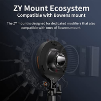 Zhiyun Molus X100 Pro Led Video Light,100w 2700K~6500K Studio Lighting s Bluetooth Mesh App Control a Handle Battery pro YouTube