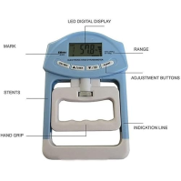 SUAVER 200 Lbs / 90 Kgs Digitální ruční dynamometr Měřič síly stisku ruky Automatické zachycení síly stisku ruky