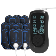 FONCBIEN Electro Muscle Stimulator, TENS EMS Current Rehabilitation Fyzioterapeutická rehabilitace 2 kanály 6 režimů Electro Mus