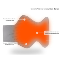 Vulpés HeatBelt Pro - inteligentní tepelný pás | Tepelná podpora pro záda, ledviny a pánevní oblast | Ovládání pomocí chytrého t