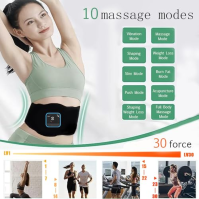 Abs Stimulator, EMS břišní svalový stimulátor Hliníkový plechový toner Abs Trainer Fitness trénink Toning pro pas / nohu / ruku 