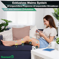 ROESSLER Srl MAX 830 TENS-Massage + EMS Duo elektrostimulační přístroj se 4 kanály pro budování svalů včetně 20 elektrod