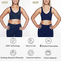 Zhailyn Abs Trainer Muscle Stimulator, EMS Muscle Toner Abdominal Toning Belt, Muscle Trainer Portable Fitness Trainer USB Recha