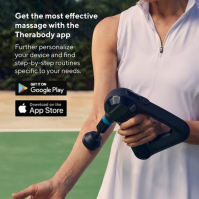 Theragun Elite Ultra-Quiet Handheld Deep Tissue Massage Gun - masážní pistole a osobní masážní přístroj s Bluetooth pro úlevu od