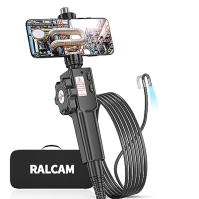 Ralcam Endoskopická kamera se světelnou kamerou - Inspekční kamera 5,5 mm HD720P Průmyslový endoskop s 6 nastavitelnými LED diod