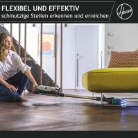 Hoover Akumulátorový vysavač na chlupy zvířat HF9 PET I Prostory až 120 m² s 1 baterií