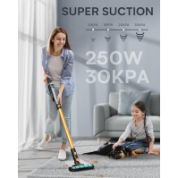 OLAYMEY Akumulátorový vysavač R-45 Cordless 30000Pa 250W až 70 Min Powerful Suction, Ultra Quiet Cordless Vacuum Cleaner for Pet