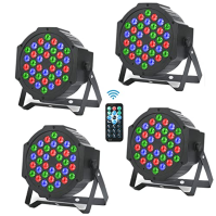 4 ks LED par light 36 LED reflektor jevištní světlo disco light party light RGB DMX 512 s dálkovým ovládáním LED disco light lig