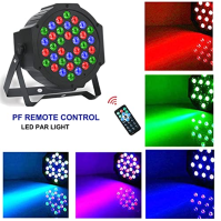 4 ks LED par light 36 LED reflektor jevištní světlo disco light party light RGB DMX 512 s dálkovým ovládáním LED disco light lig