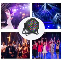 4 ks LED par light 36 LED reflektor jevištní světlo disco light party light RGB DMX 512 s dálkovým ovládáním LED disco light lig