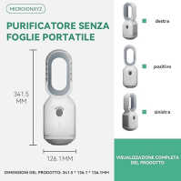 Microionxyz Anion Plasma 2 v 1 čistička vzduchu, bez spotřeby, čištění na lékařské úrovni, odstranění kouře, pylu, zápachu, kanc