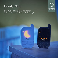 Babymoov Handy Care Baby Monitor Pouze zvuk | Technologie VOX Sleep | Dlouhý dosah 500 m | Dlouhá životnost baterie | Dvoucestný