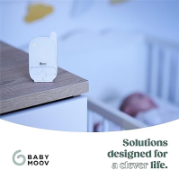 Babymoov Handy Care Baby Monitor Pouze zvuk | Technologie VOX Sleep | Dlouhý dosah 500 m | Dlouhá životnost baterie | Dvoucestný