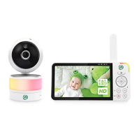 LeapFrog LF915HD chůvička s kamerou, chůvička s kamerou 5", video chůvička, audio chůvička se zoomem, interkom, noční vidění, no