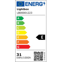 Lightbox LED panel pro povrchovou montáž 120x30cm - Stmívatelné RGB stropní světlo s dálkovým ovládáním a paměťovou funkcí - kov