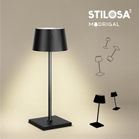 Stolní lampa Stilosa Cordless - Stolní lampa Led - Bezdrátová stmívatelná lampa na baterie s dotykovým ovládáním - Stolní lampa