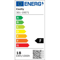 Stropní ventilátor Cozlly s osvětlením, 30W E27 LED stmívatelná časová lampa s dálkovým ovládáním, tichý stropní ventilátor se 3