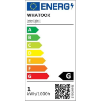 WHATOOK LED světla abecedy s bezdrátovým dálkovým ovládáním stmívatelné LED dekorace pro narozeninové párty svatby a dovolenou H