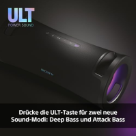 Sony ULT Field 7 - bezdrátový přenosný reproduktor Bluetooth se zvukem ULT Power Sound, ultimátní hluboké basy, vyvážený reprodu