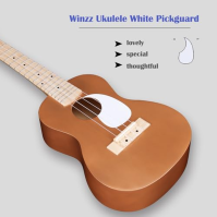 Winzz Ukulele pro začátečníky, koncertní ukulele 23 palců, dětská sada ukulele pro začátečníky s 9 doplňky (barva: hnědá, dřevo)