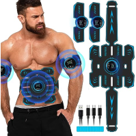 EMS Training Device, Muscle Stimulator, Abdominal Muscle Trainer, Muscle Stimulator, Abdominal Massager, Muscle Building and Fat