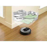 Robotický vysavač iRobot Roomba i7 s automatickou nabíjecí základnou, Wi-Fi, automatickým vyprazdňováním