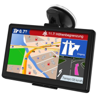 Jimwey GPS navigace do auta 2023 navigace pro nákladní automobily 7" navigace do auta s mapami Evropy UK 52, doživotní bezplatná