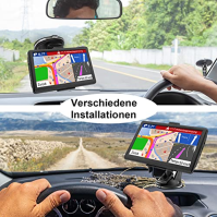 Jimwey GPS navigace do auta 2023 navigace pro nákladní automobily 7" navigace do auta s mapami Evropy UK 52, doživotní bezplatná