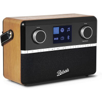 Stereo rádio Roberts Stream 94 L, přenosné, Dab+/FM/Bluetooth/WiFi, černá a třešeň