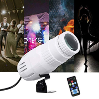 Lixada Pinspot LED DJ efektní světlo Mini RGBW LED Beam Spot Lights Pinspot Light with Remote Spotlight Stage Effect Lighting fo