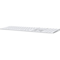 Apple Magic Keyboard s Touch ID a numerickou klávesnicí: Bluetooth, dobíjecí. Kompatibilní s počítači Mac