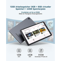 ALLDOCUBE iPlay 50 Mini Tablet Android 13, Tablet 8,4 Zoll FHD 1920x1200 Incell IPS, 12(4+8) GB RAM 64GB ROM/TF 512GB, Tablet PC