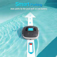 WINNY POOL CLEANER baterie pro bazénový robot, 100 min. výkonné čištění, bezdrátový bazénový vysavač s 5200mAh upgradem, intelig