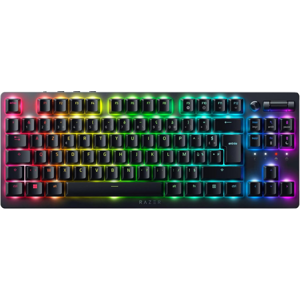 Razer DeathStalker V2 Pro Tenkeyless - Profilová bezdrátová optická herní klávesnice (červené lineární spínače), francouzská