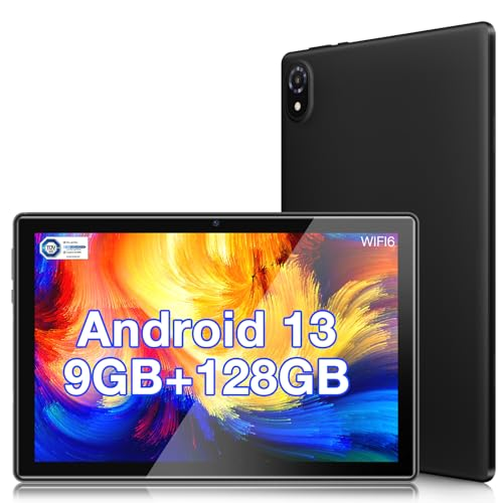 DOOGEE U10 Tablet 10" Android 13 9GB RAM + 128GB ROM/TF 1TB Quad-Core 2,0 GHz, Google GMS Tablet | Bluetooth 5.0 | WiFi-6 | 5060