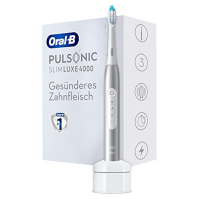 Elektrický sonický zubní kartáček Oral-B Pulsonic Slim Luxe 4000, 3 režimy čištění pro péči o zuby a zdravé dásně, dárek muž/žen