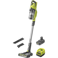 RYOBI 18 V ONE+ Akumulátorový podlahový vysavač RSV18-120G (30 AirWatt sací výkon, 820 l/min průtok vzduchu)