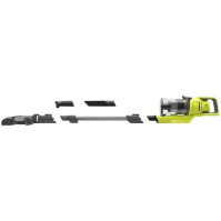 RYOBI 18 V ONE+ Akumulátorový podlahový vysavač RSV18-120G (30 AirWatt sací výkon, 820 l/min průtok vzduchu)