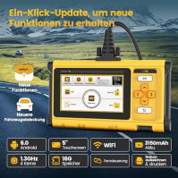 Diagnostické zařízení OBD2, 4 systémové diagnostiky (ABS SRS ECM TCM) a 10 funkcí pro resetování údržby (olej EPB SAS TPMS ETS N