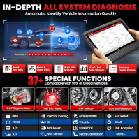 LAUNCH X431 V PRO 5.0 obd2 OBD2 diagnostický nástroj OE level Všechny systémy,kódování ECU s funkcí 37+ reset, ABS bleeding brak