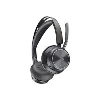 Poly - Headset Voyager Focus 2 UC USB-C (Plantronics) - Bluetooth náhlavní souprava se stereofonními sluchátky a mikrofonem - ko