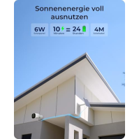 Reolink 4K sada solárních bezpečnostních kamer Venkovní baterie s domácím rozbočovačem, barevné noční vidění, 2,4/5GHz Wi-Fi, ce