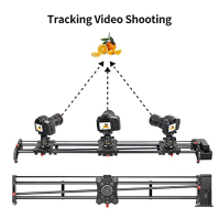 GVM Camera Slider Motorized, 120cm Camera Slider Dolly Rail s ovládáním APP, motorizované časosběrné snímání a nahrávání videa F