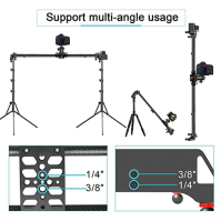 GVM Camera Slider Motorized, 120cm Camera Slider Dolly Rail s ovládáním APP, motorizované časosběrné snímání a nahrávání videa F