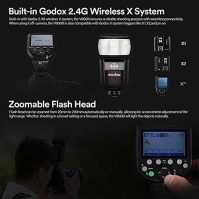 Godox V860III-S TTL 2,4G bezdrátový blesk HSS 1/8000 na li-ion baterie fotoaparátu Blesk Speedlite kompatibilní pro digitální zr